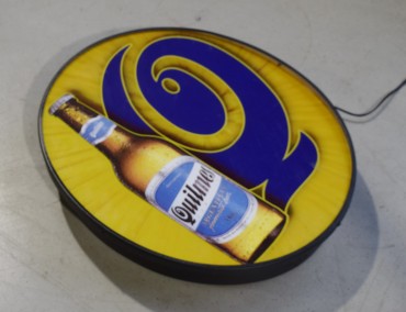 Leuchtreklame - Bierwerbung - Quilmes - Leuchtschild